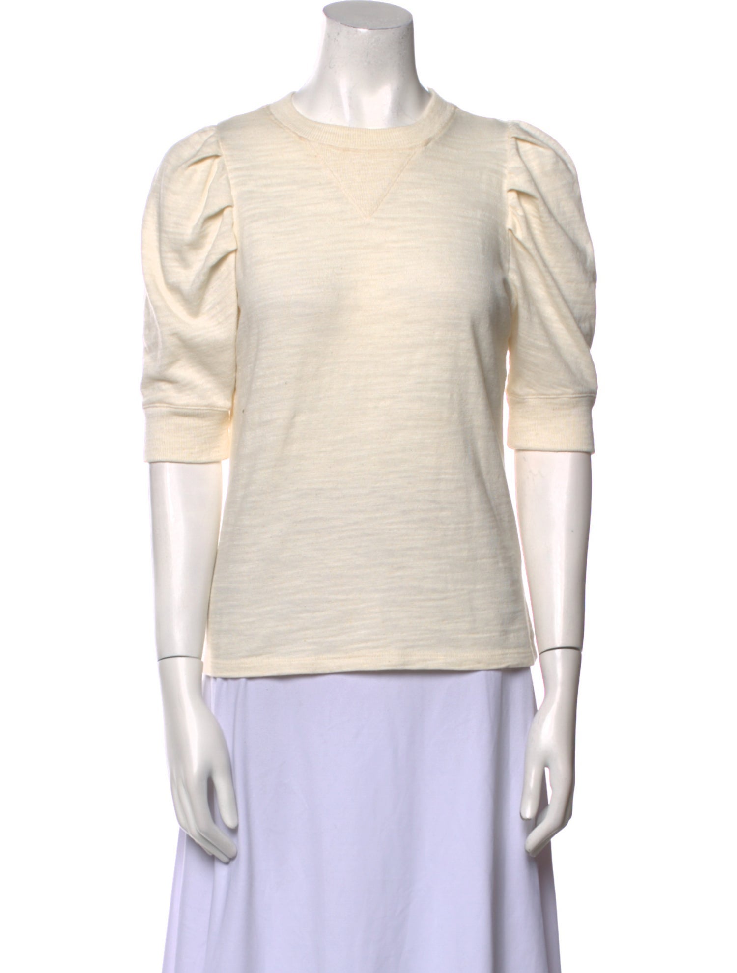 FRAME Crew Neck Short Sleeve Top