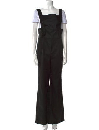 FRAME Square Neckline Jumpsuit