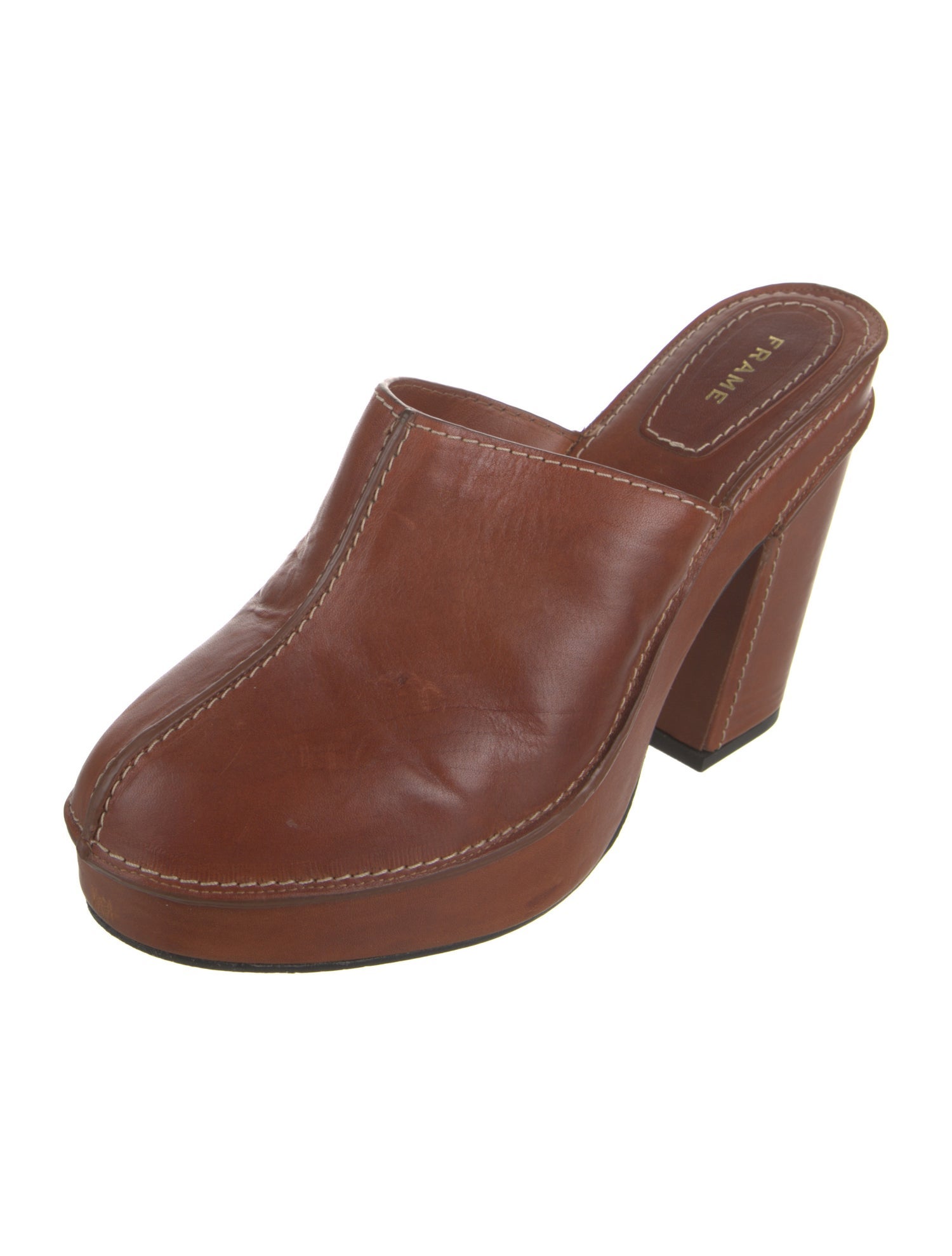 FRAME Leather Mules