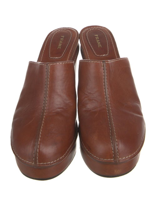 FRAME Leather Mules