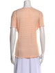 FRAME Linen Striped T-Shirt