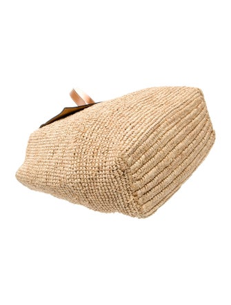 FRAME Raffia Bucket Bag