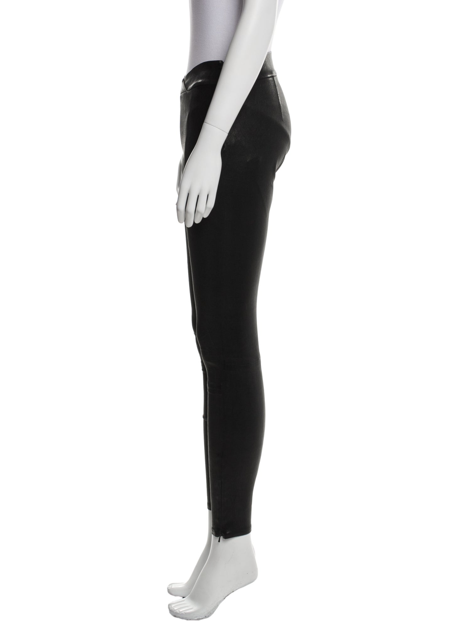 FRAME Lamb Leather Skinny Leg Pants