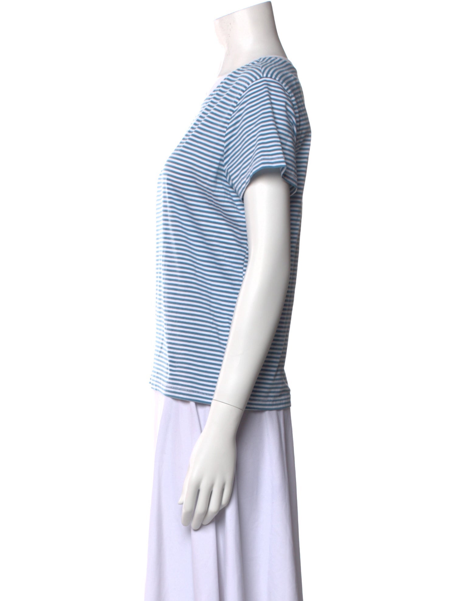 FRAME Striped Crew Neck T-Shirt w/ Tags
