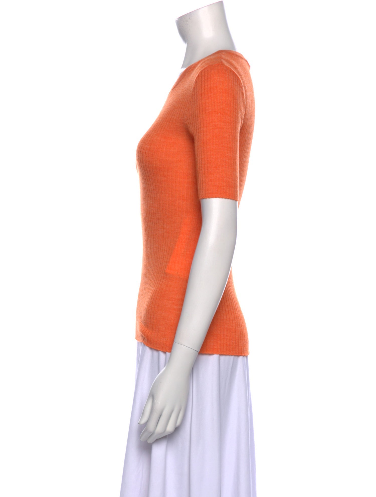 FRAME Scoop Neck Short Sleeve T-Shirt