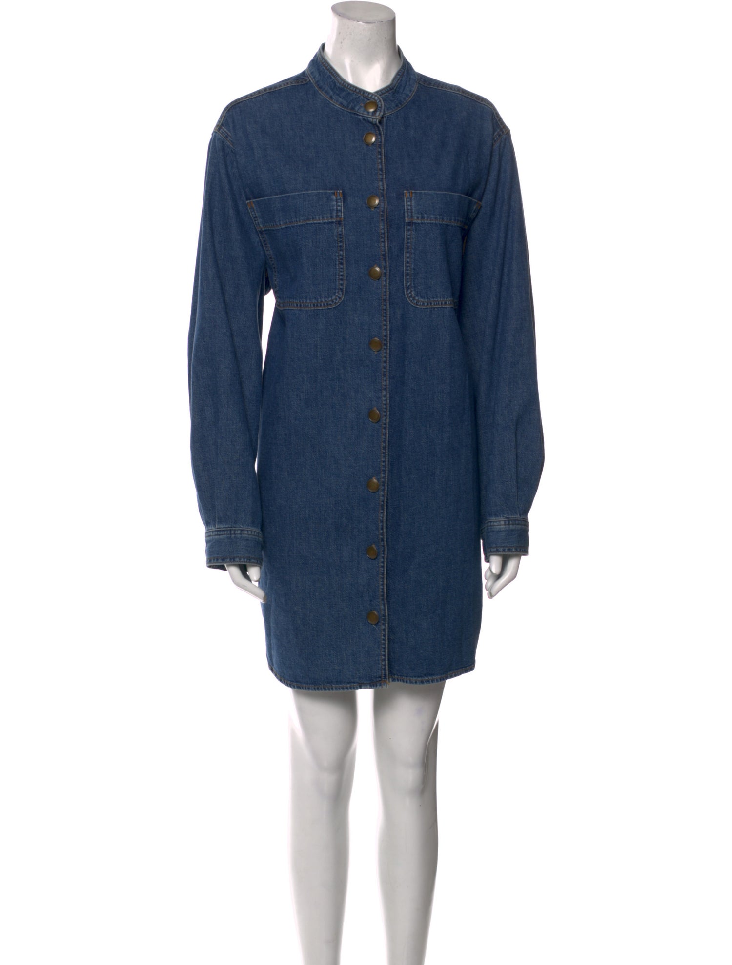 FRAME Mock Neck Mini Dress