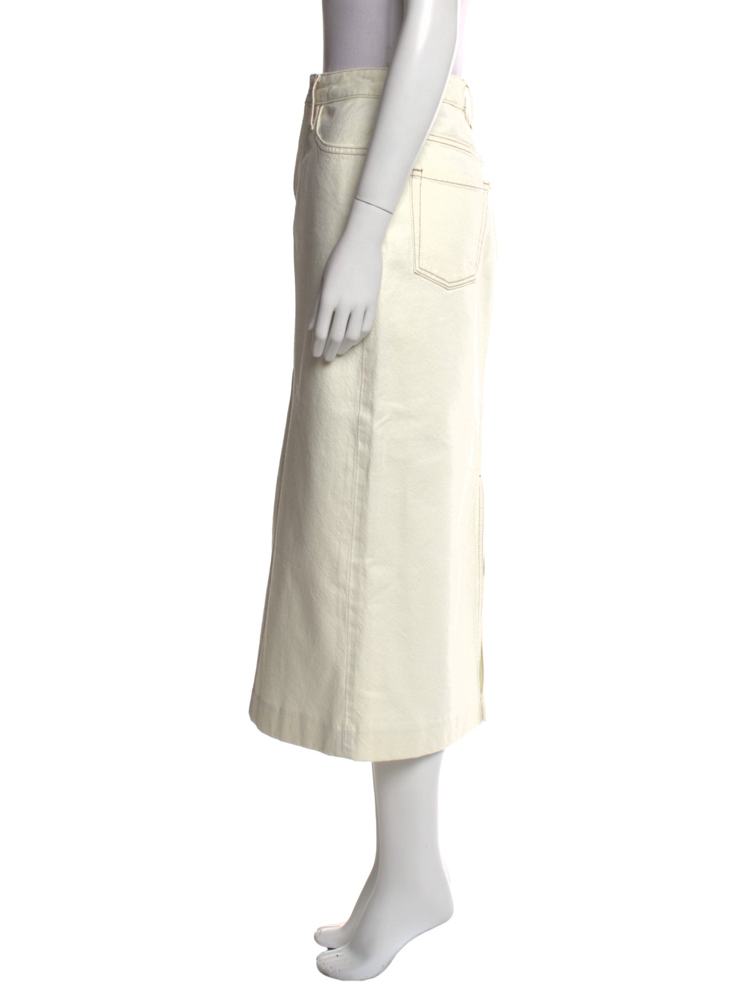 FRAME Midi Length Skirt