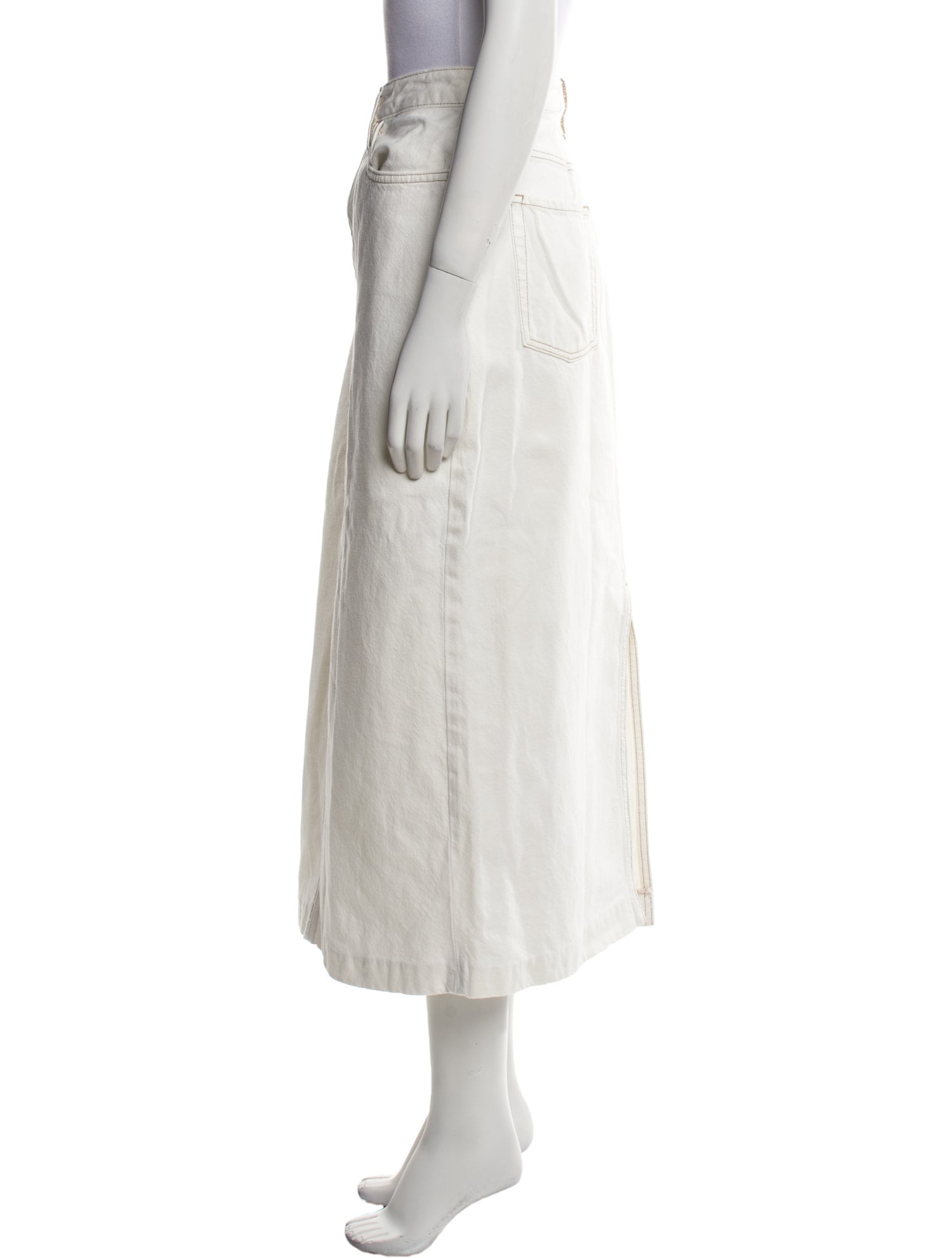 FRAME Midi Length Skirt