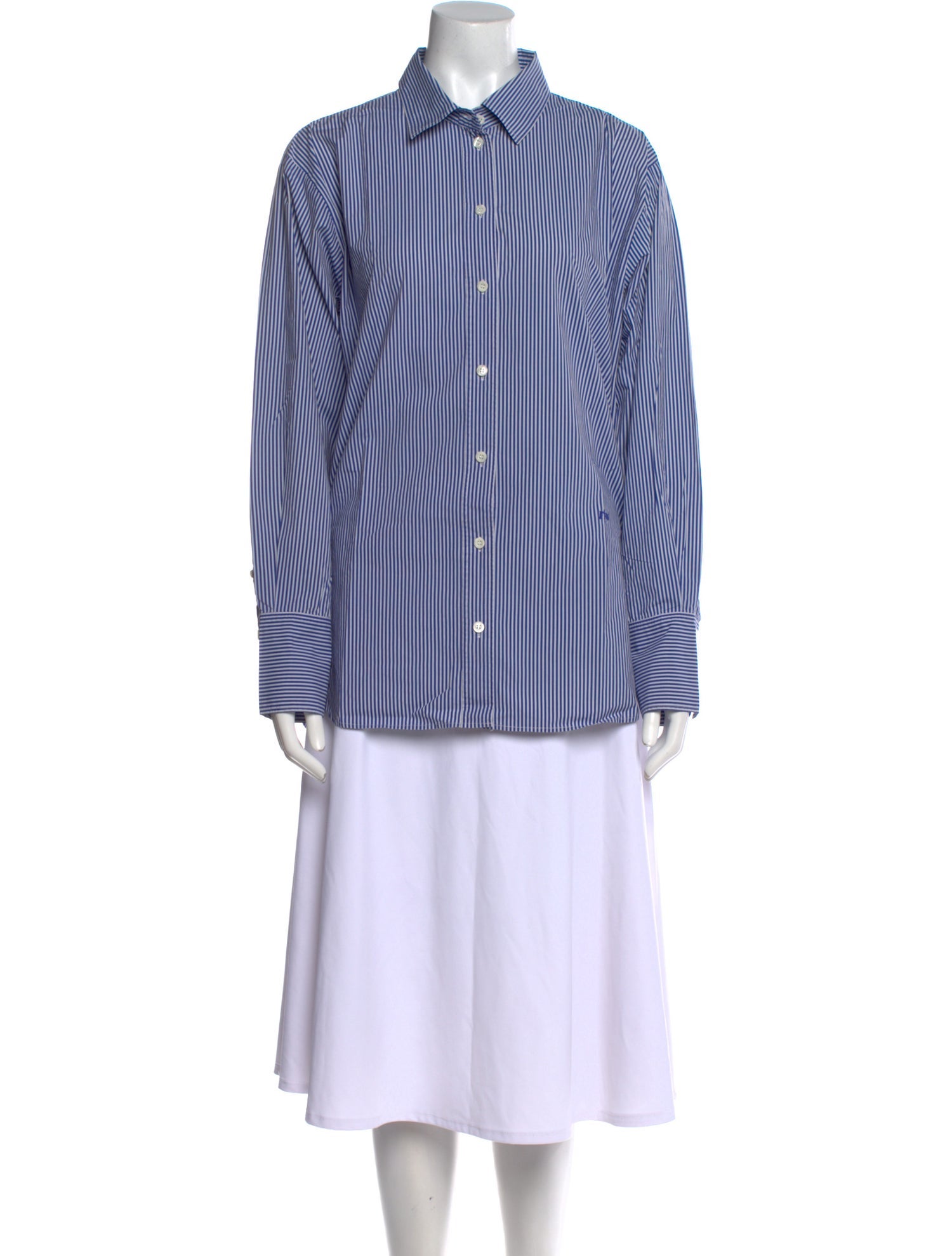 FRAME Long Sleeve Button-Up Top