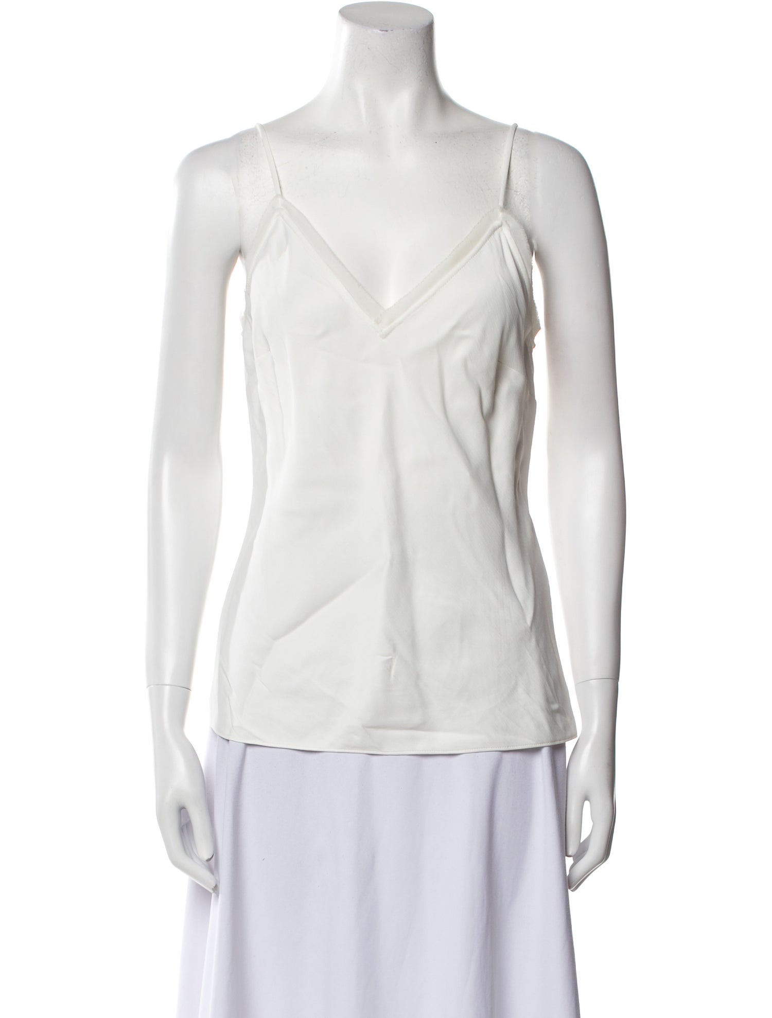 FRAME V-Neck Sleeveless Top