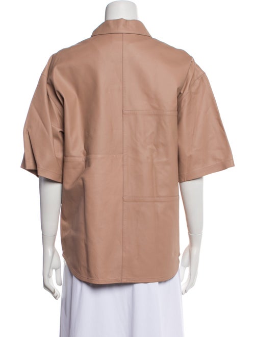 FRAME Lamb Leather Utility Jacket