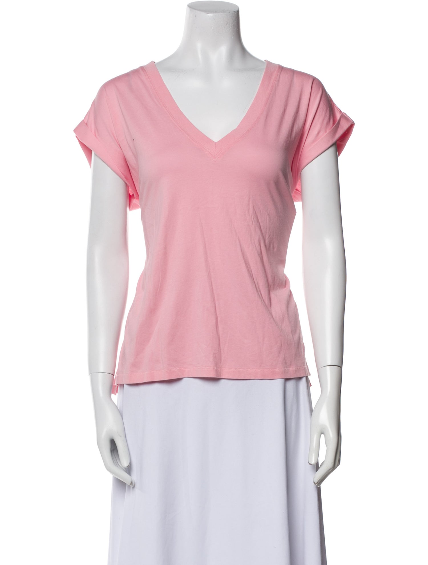 FRAME V-Neck Short Sleeve T-Shirt