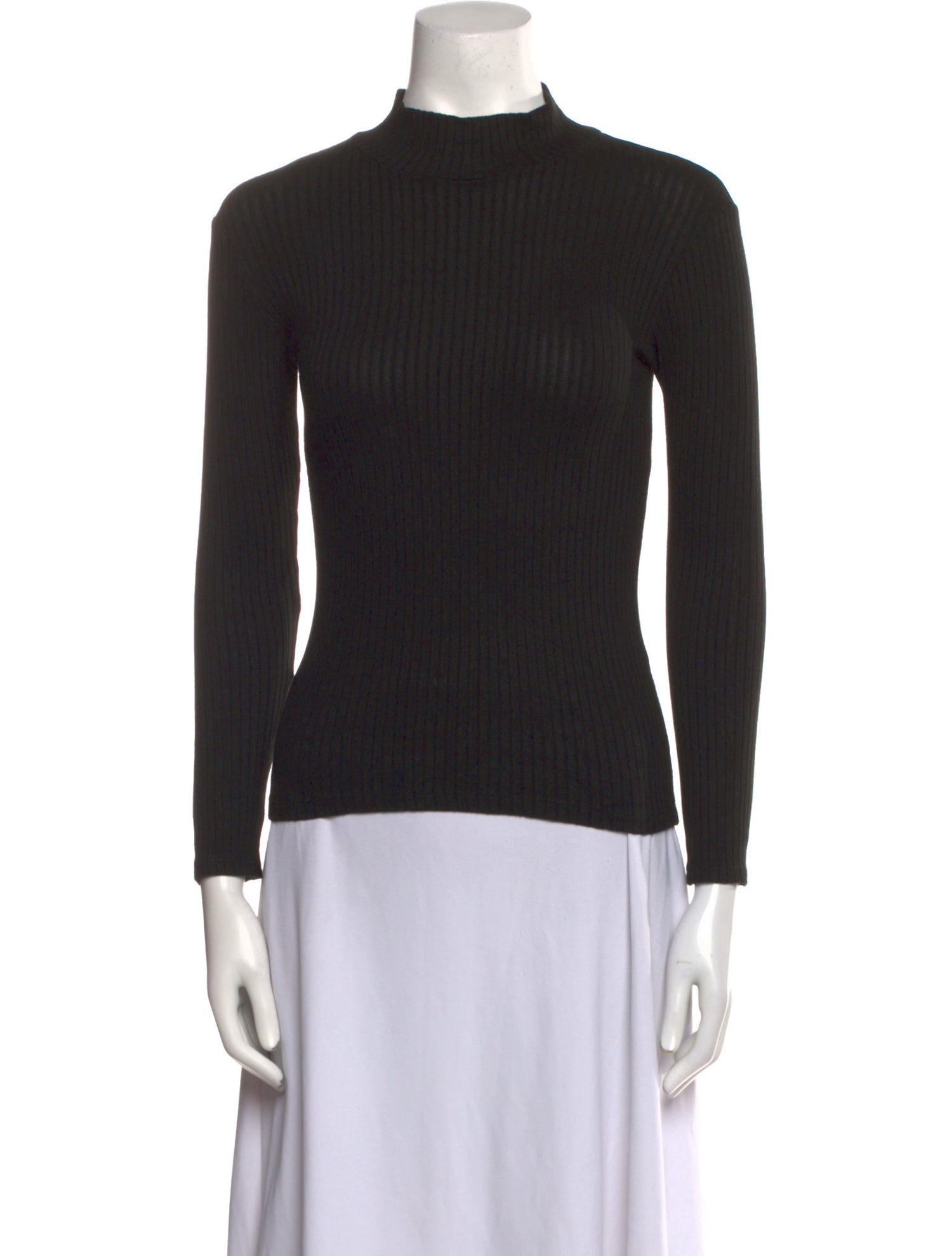 FRAME Mock Neck Long Sleeve Top