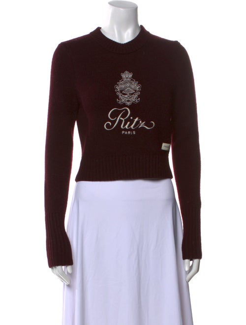 Frame x Ritz Paris Cashmere Graphic Print Sweater