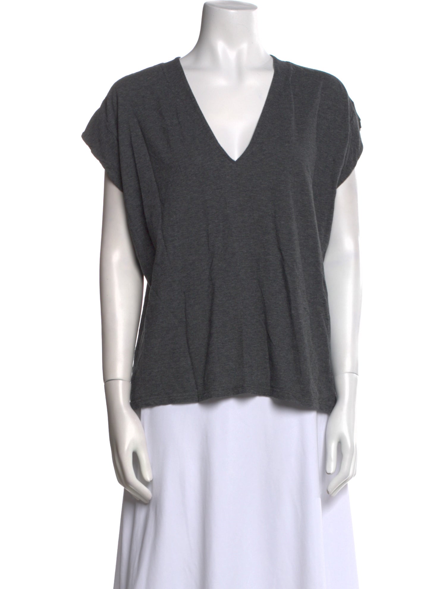 FRAME V-Neck Short Sleeve T-Shirt