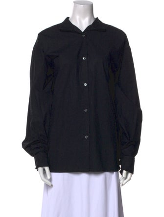 FRAME Long Sleeve Button-Up Top