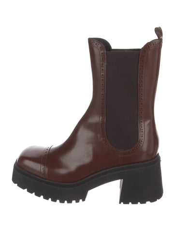 Frame Boots Patent Leather Chelsea 8