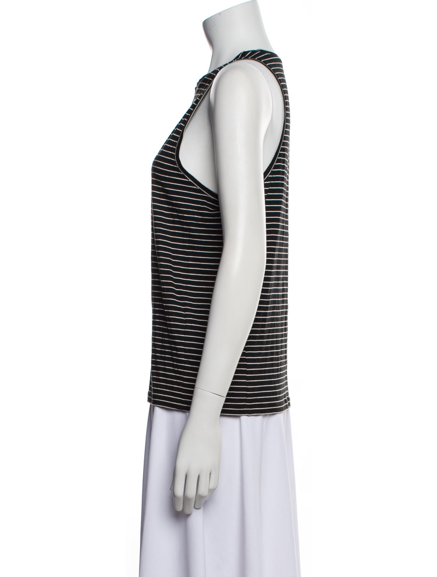 FRAME Striped Crew Neck Top w/ Tags