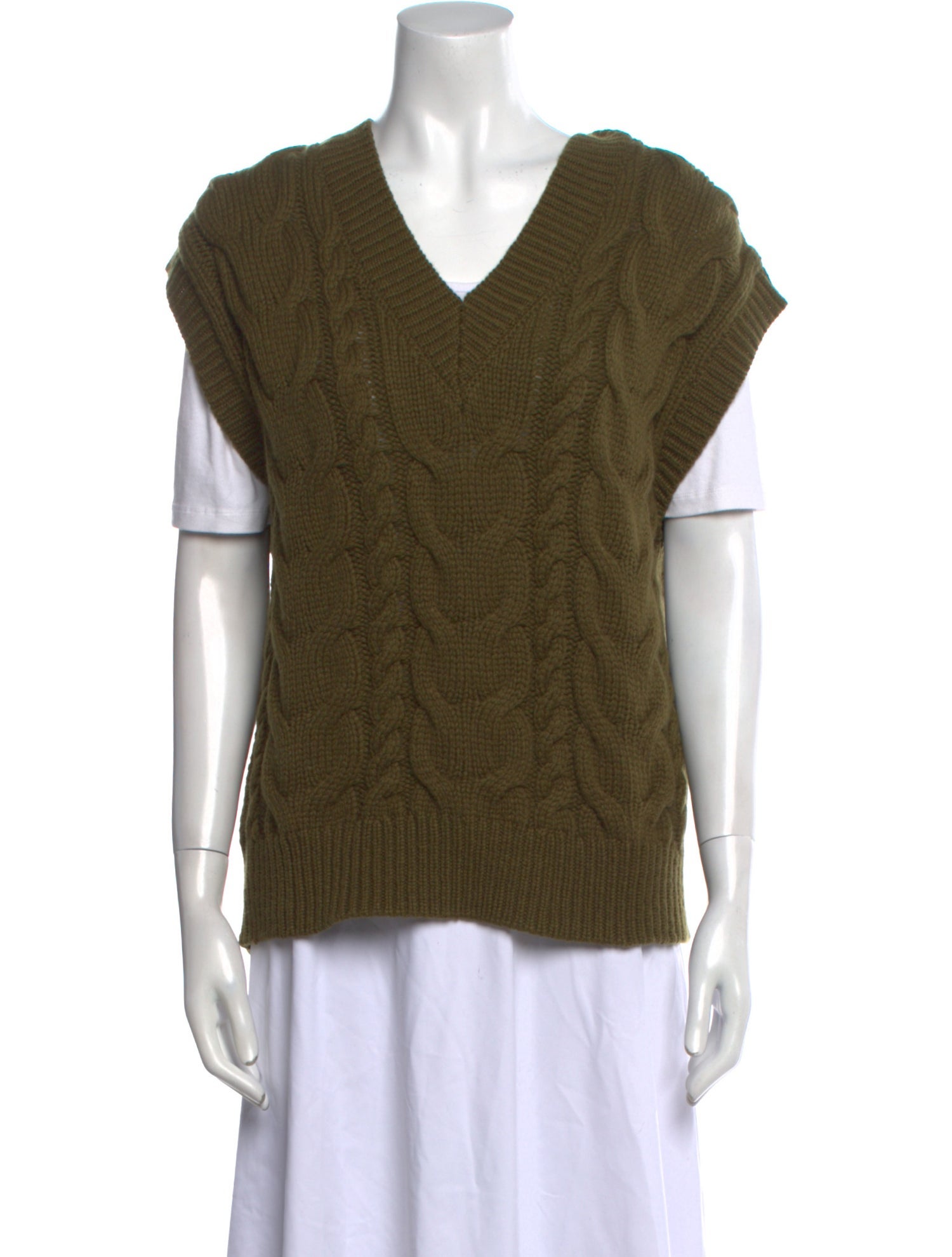 FRAME Merino Wool V-Neck Sweater w/ Tags