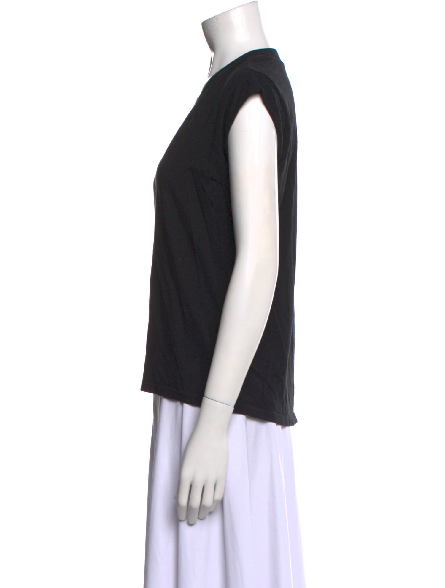 FRAME V-Neck Short Sleeve Top