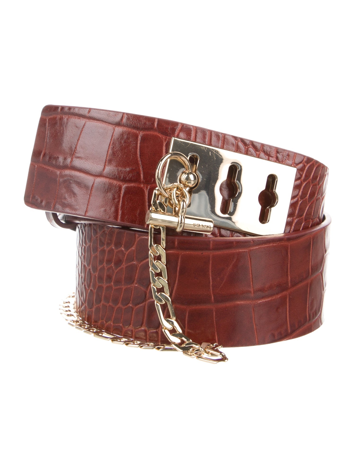 FRAME Crocodile Belt