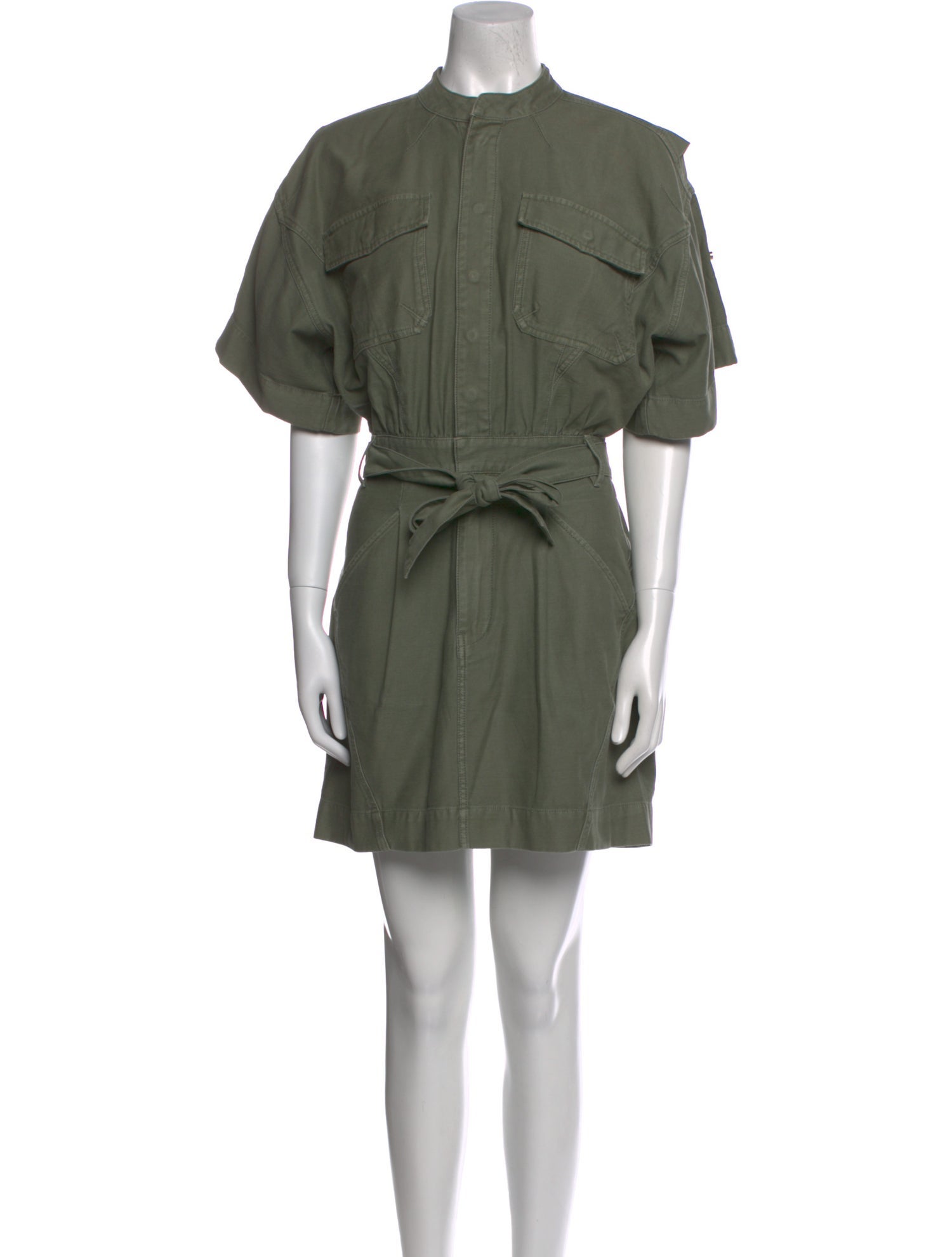 FRAME Mock Neck Mini Dress