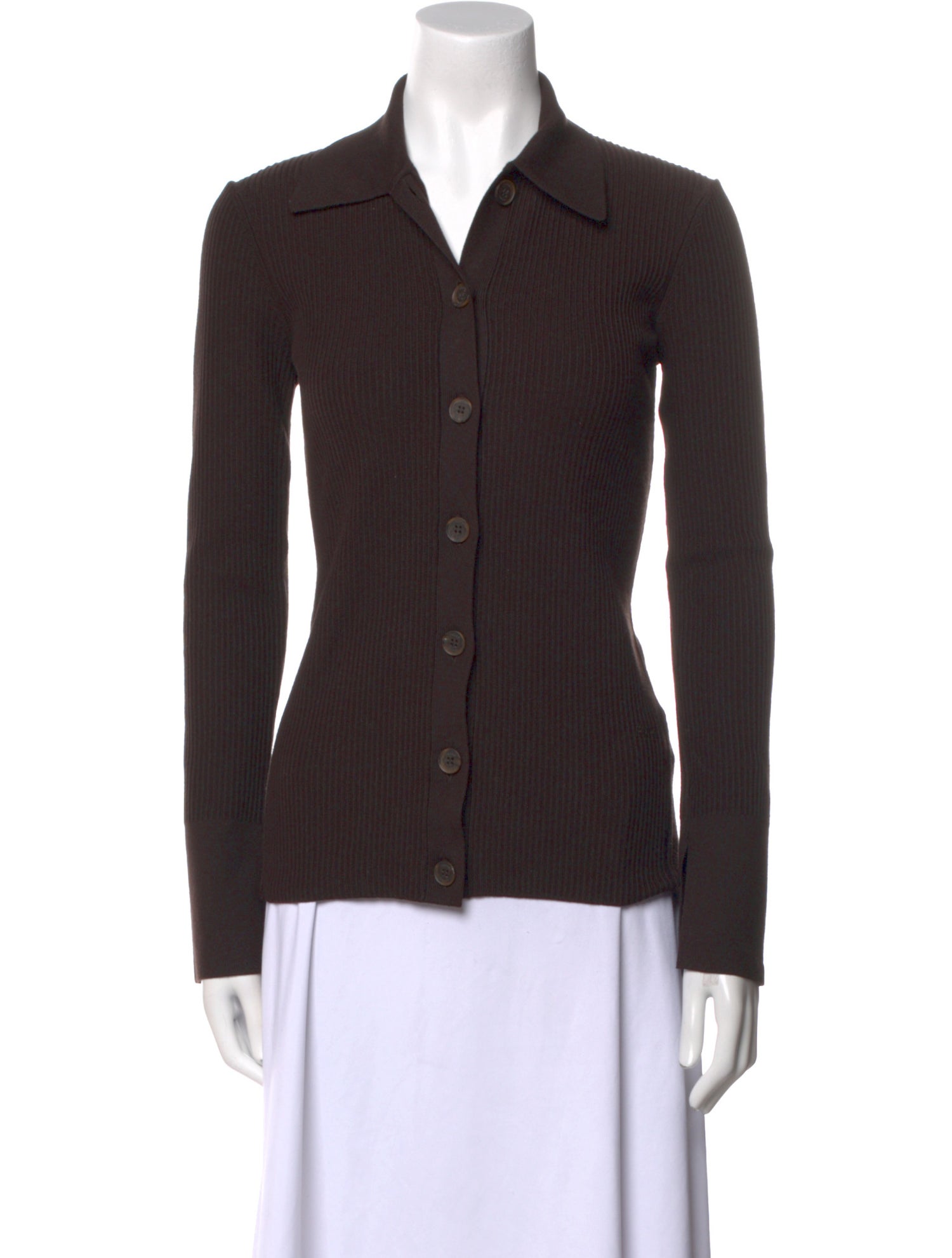 FRAME Long Sleeve Button-Up Top