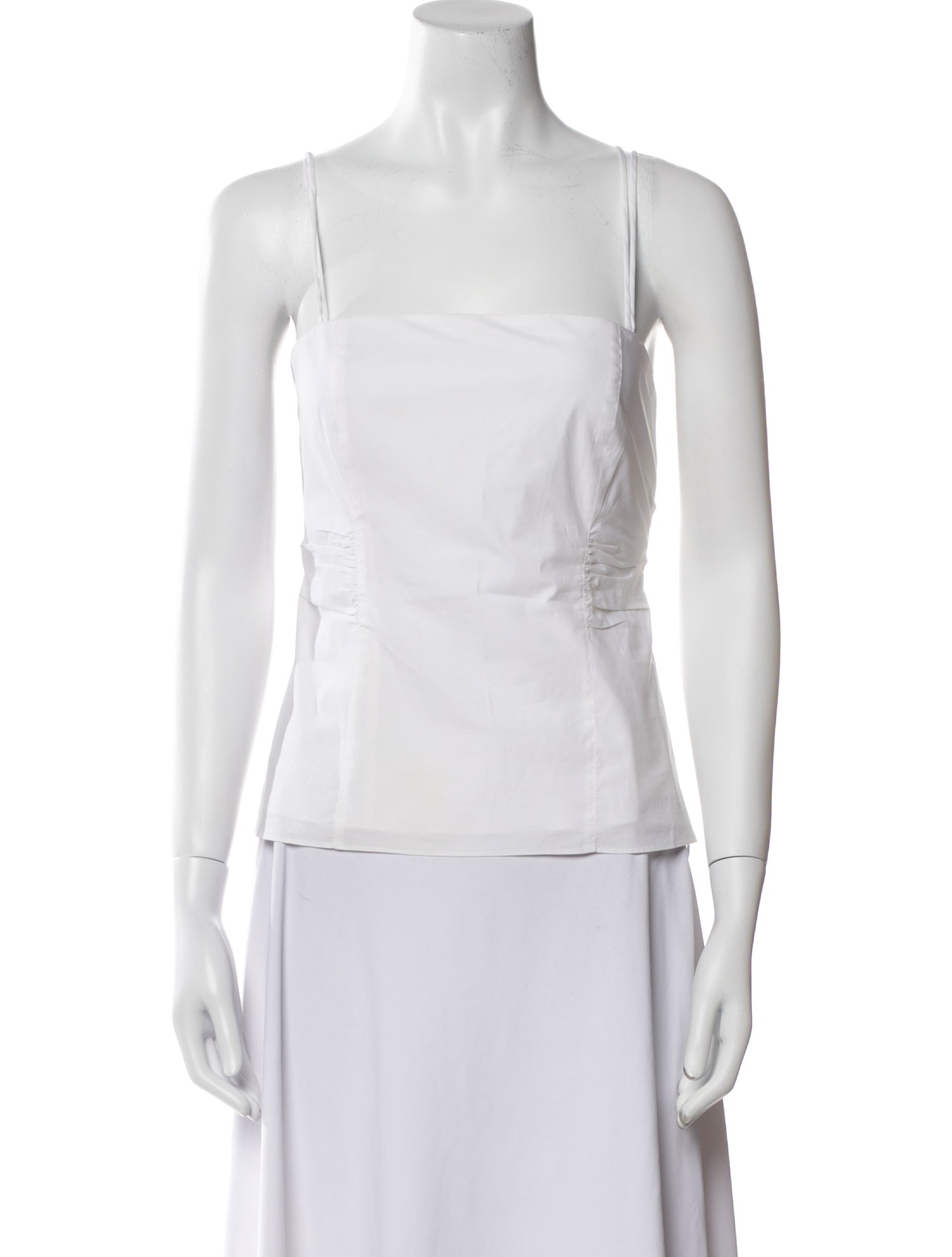 FRAME Square Neckline Sleeveless Top