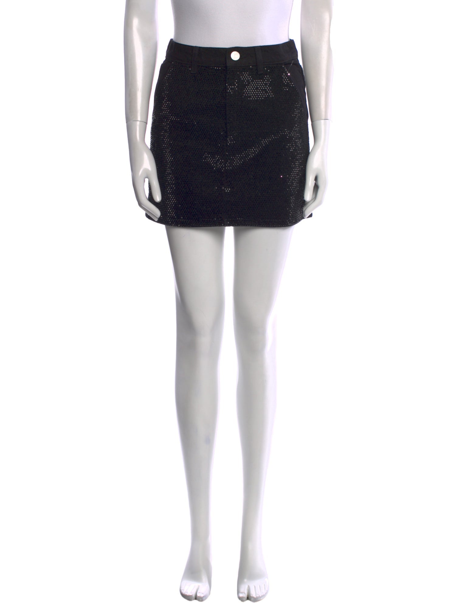 FRAME Crystal Embellishments Mini Skirt w/ Tags