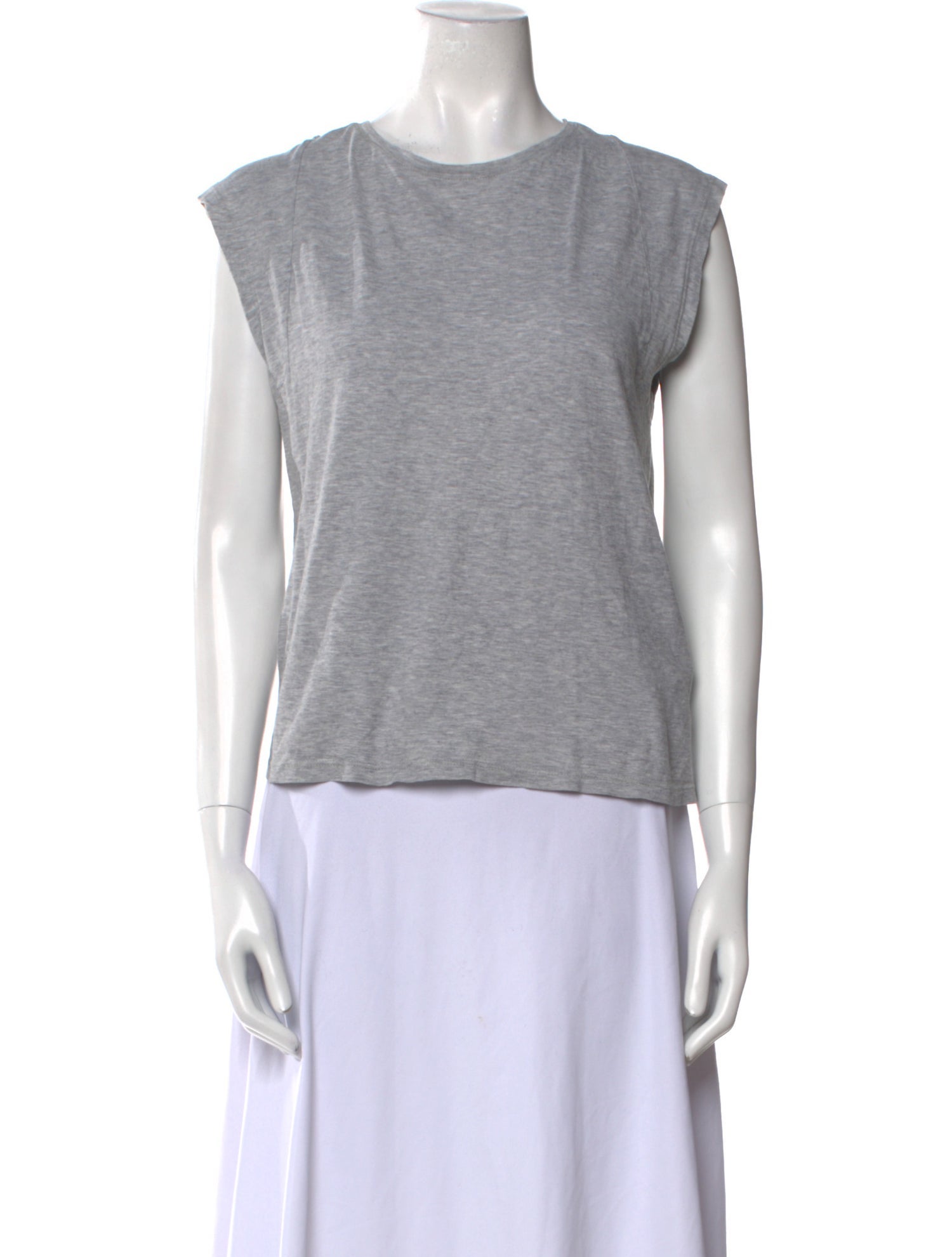 FRAME Crew Neck Sleeveless Top