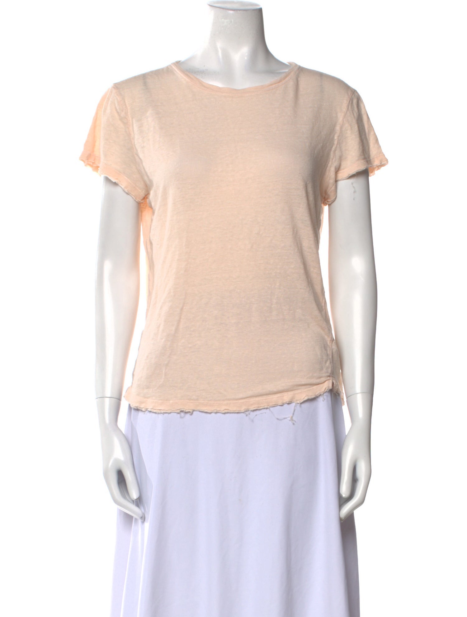 FRAME Bateau Neckline Short Sleeve T-Shirt