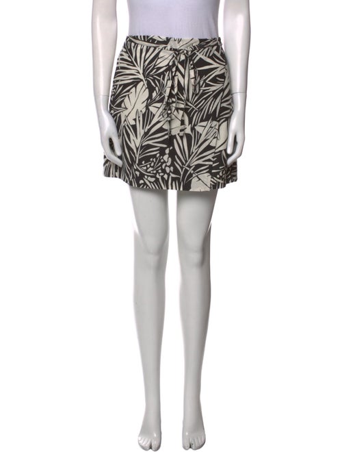 FRAME Printed Mini Skirt