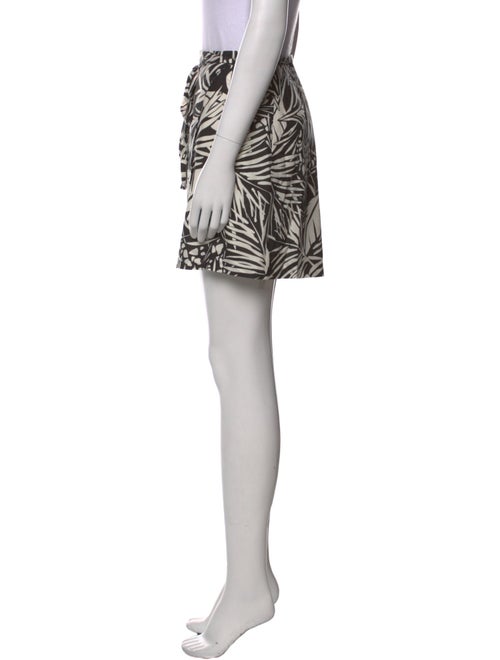 FRAME Printed Mini Skirt