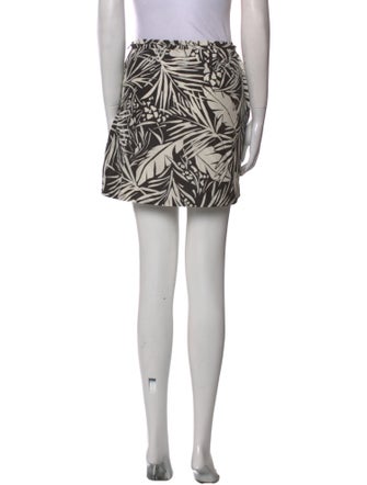 FRAME Printed Mini Skirt