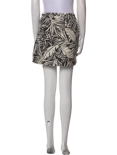 FRAME Printed Mini Skirt