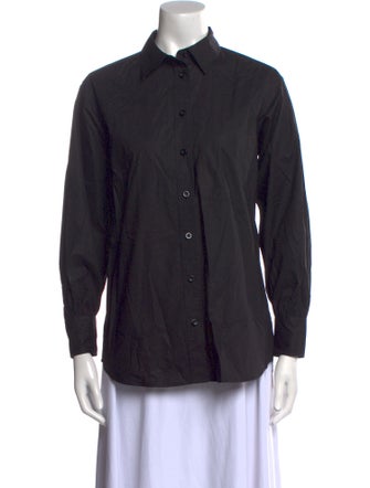 FRAME Long Sleeve Button-Up Top