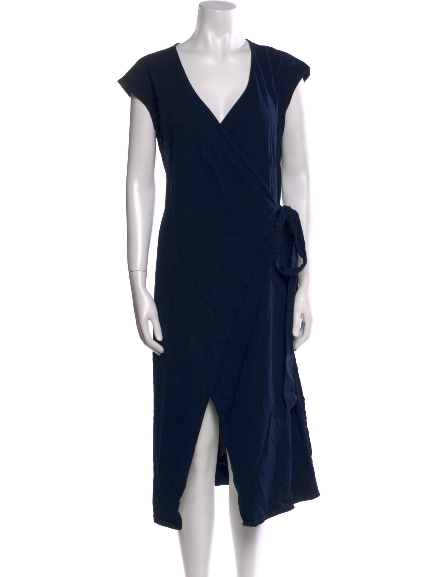 FRAME V-Neck Midi Length Dress