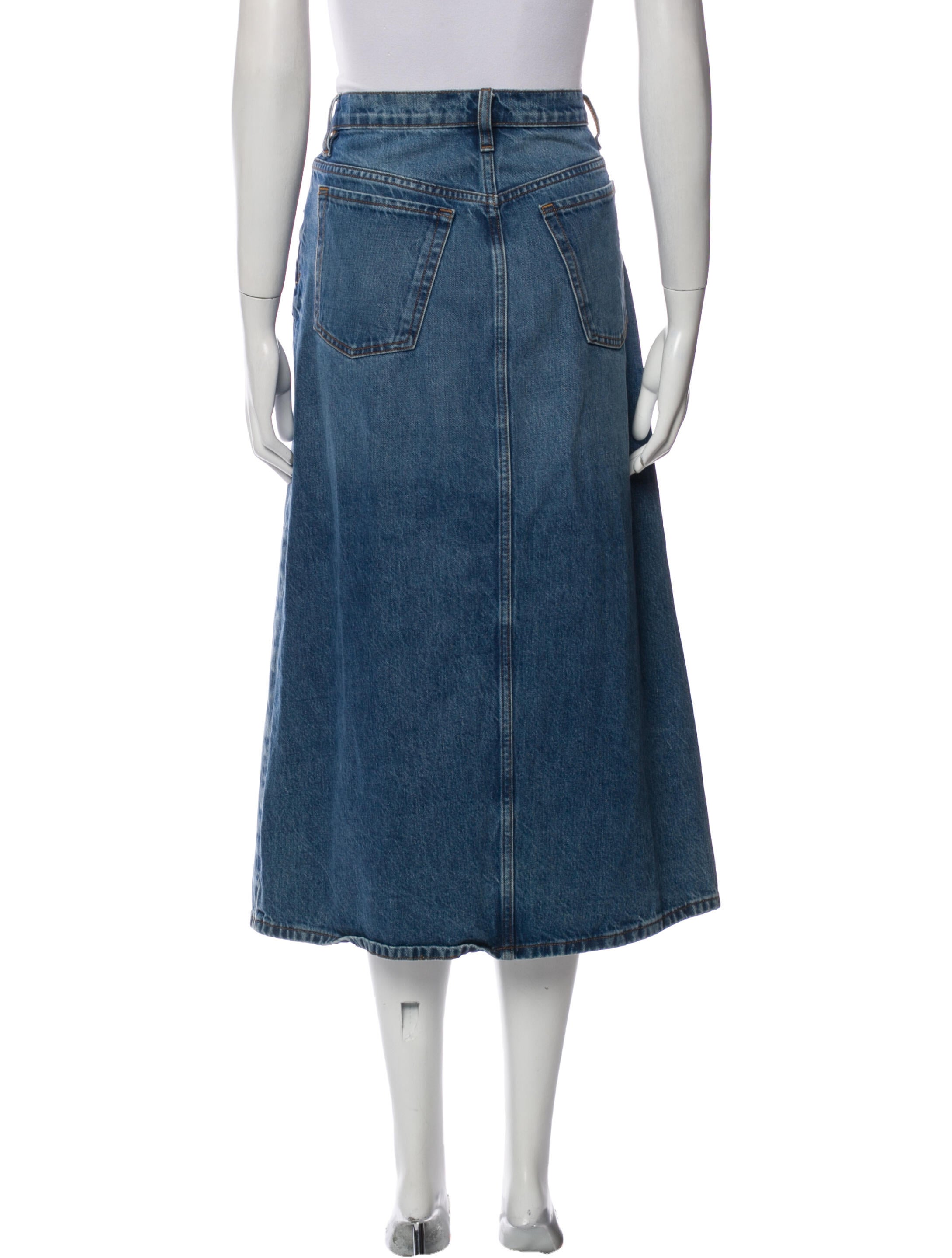 FRAME Midi Length Skirt