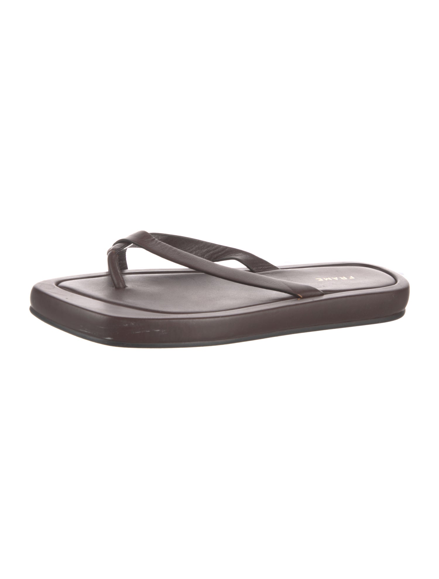 FRAME Leather Flip Flops