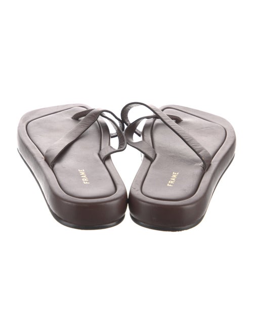 FRAME Leather Flip Flops