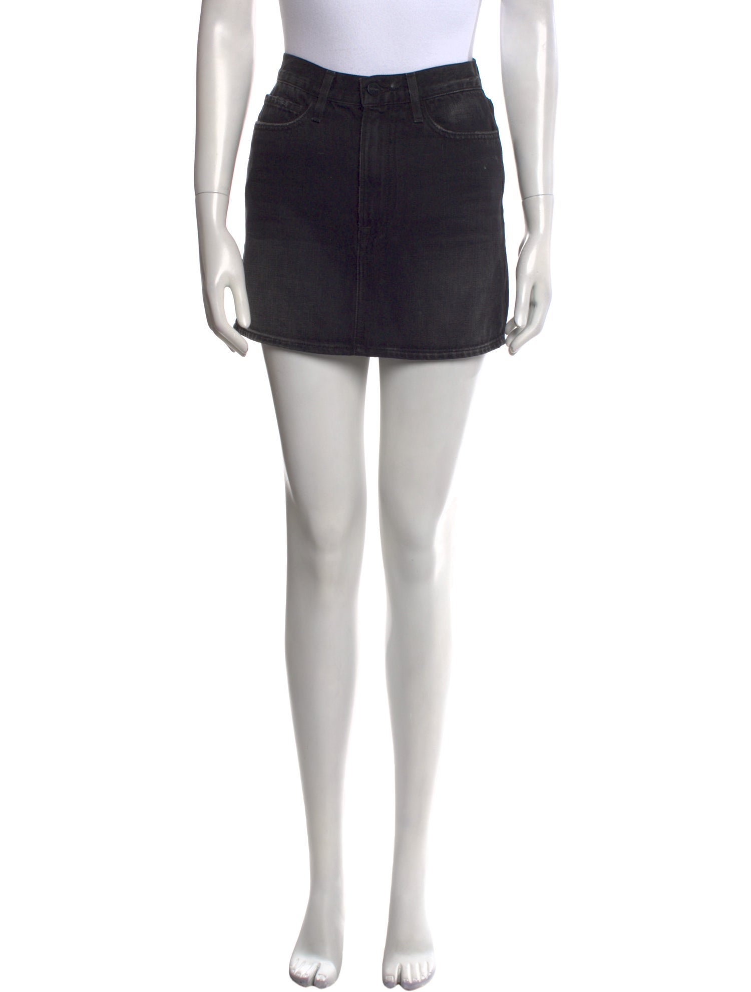 FRAME Distressed Accents Mini Skirt