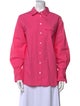 FRAME Long Sleeve Button-Up Top