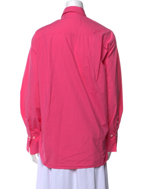 FRAME Long Sleeve Button-Up Top