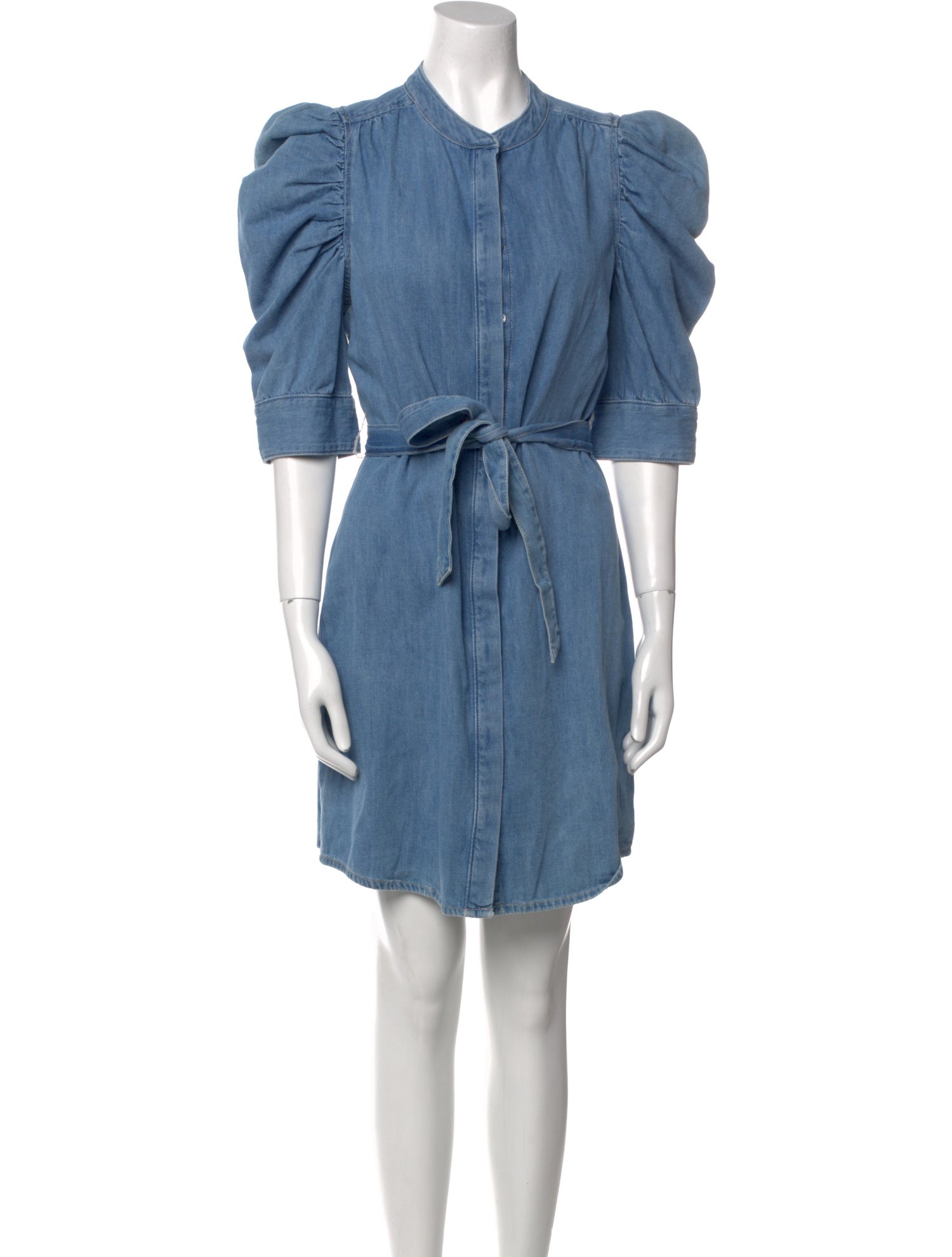 FRAME Crew Neck Mini Dress