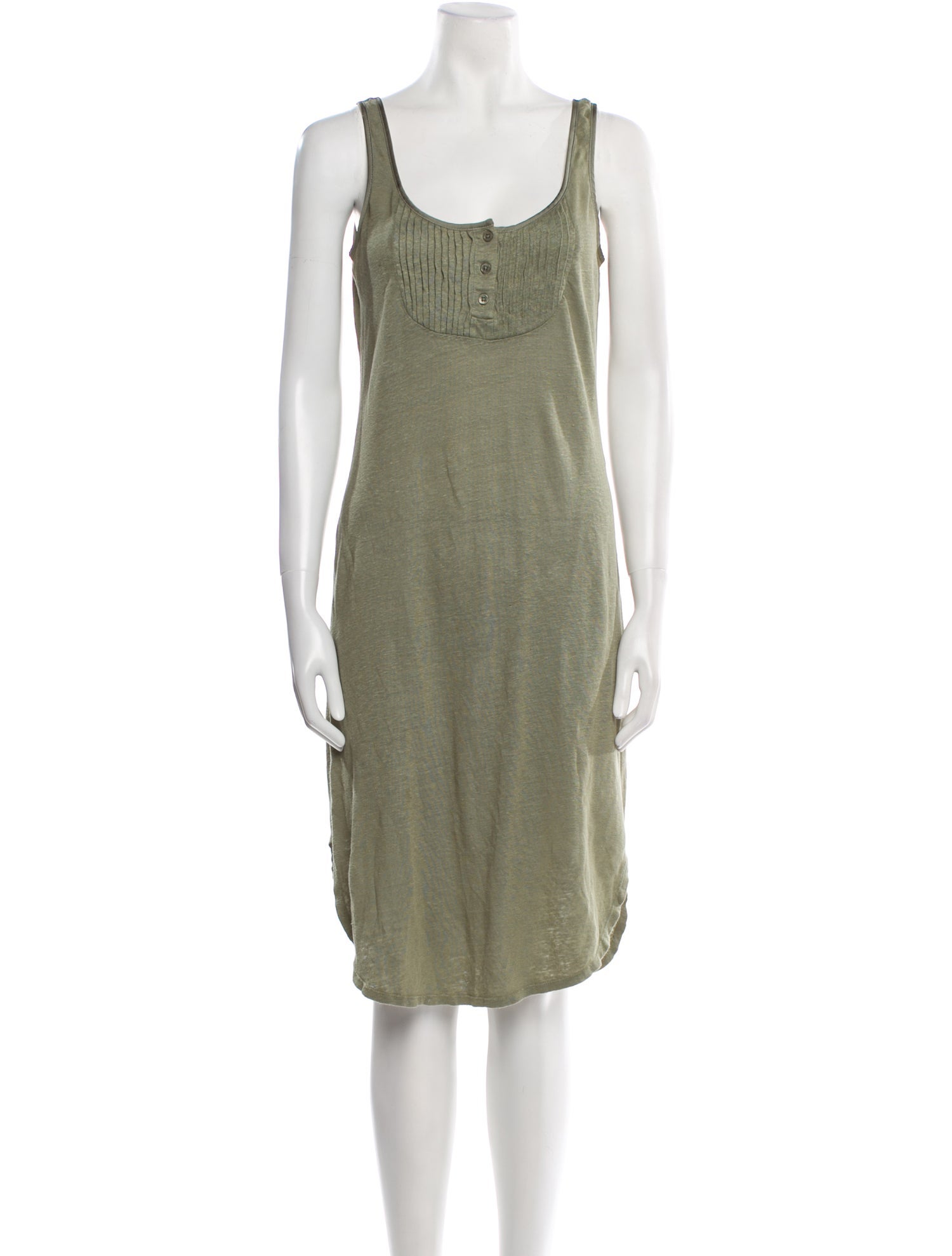 FRAME Linen Knee-Length Dress