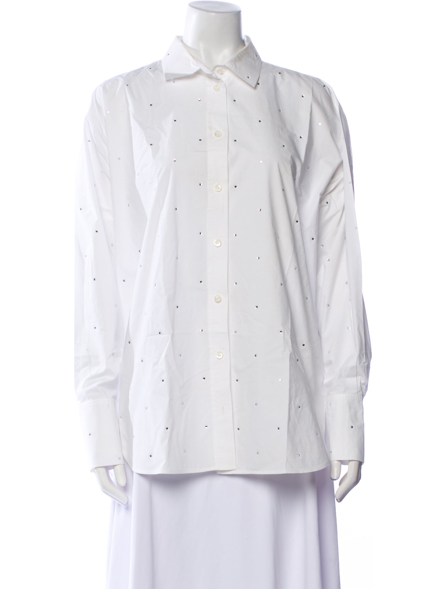 FRAME Long Sleeve Button-Up Top