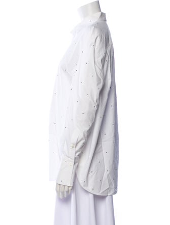 FRAME Long Sleeve Button-Up Top