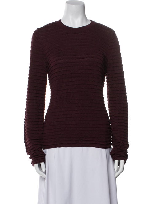 FRAME Silk Crew Neck Top