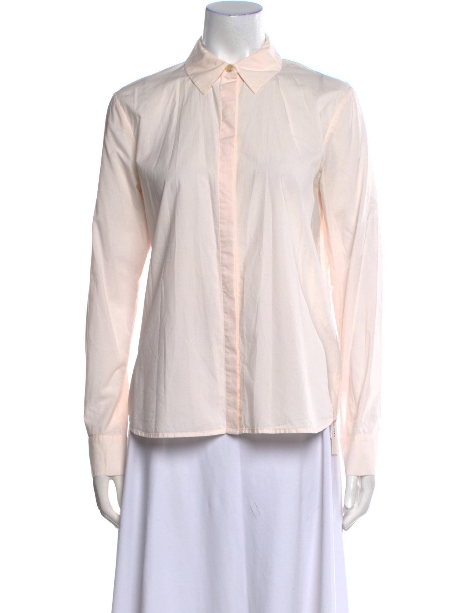 FRAME Long Sleeve Button-Up Top