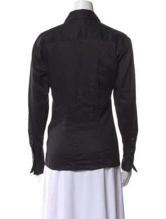 FRAME Long Sleeve Button-Up Top